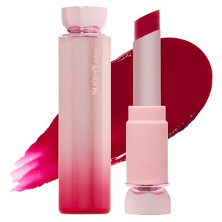 ETUDE 持久閃耀晶透唇膏, 1支, 3.2g, #01 初戀莓紅