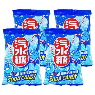 MORINAGA 森永 汽水糖, 彈珠汽水口味, 23g, 4包