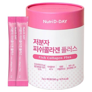 Nutri D-DAY 低分子魚膠原蛋白粉隨身包, 180g, 1罐