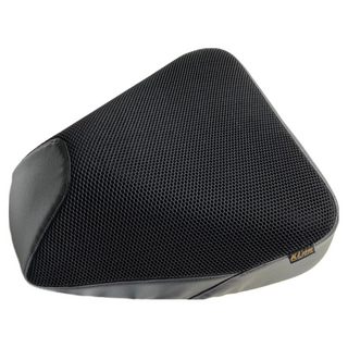 YAMAHA 機車前座隔熱坐墊套 4MICA 3D立體網眼剪裁 高強度承載力 底部伸縮帶封口, 黑色, 不適用, 1個