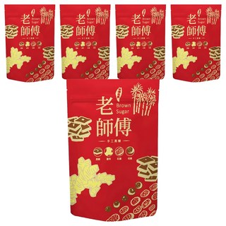 老師傅 黑糖薑母茶磚, 500g, 5包, 11個