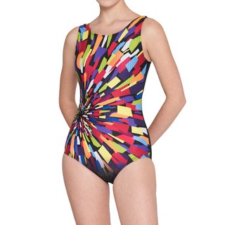 쿠아로 여성용 U백 수영복 ILF118