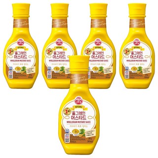 OTTOGI 不倒翁 全麥芥末醬, 280g, 5瓶