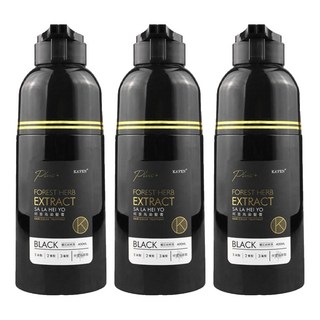 KA'FEN 卡氛 Plus+ 何首烏染髮膏, 曜石純粹黑, 3件