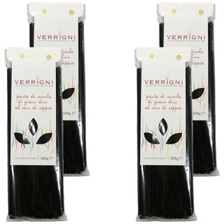VERRIGNI 義大利墨魚麵, 500g, 4包