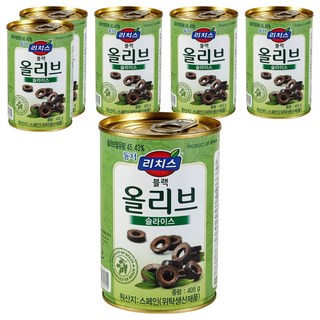 DONGSUH 東西食品 荔枝切片黑橄欖, 405g, 6個