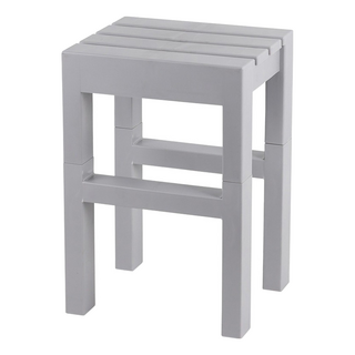 HOUSE 好室喵 巧木方型椅 CH00136, 灰色, 1個