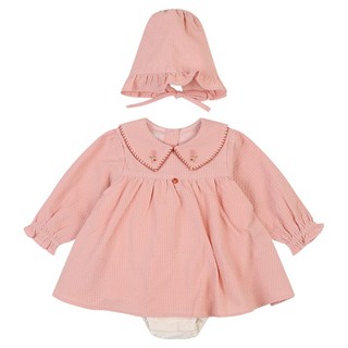 ETTOI 送禮用 Ruen 刺繡連身衣 + 帽子 + 禮品包裝組 + 提袋