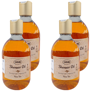 SABON 玫瑰茶語沐浴油, 300ml, 4瓶