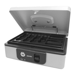 SentrySafe 手提安全金庫 鋼板烤漆 居家外出收納防盜, SCB-10