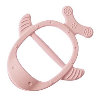 KU.KU Duckbill 酷咕鴨 KUKU PLUS 小魚兒矽膠固齒器, 3個月以上, 莓果粉, 1個