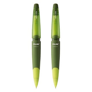 MILAN CAPSULE 繽紛果凍自動鉛筆 HB 芥末綠, 0.5mm, 2支
