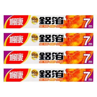 楓康 家用鋁箔紙, 寬30cm, 7m, 4盒