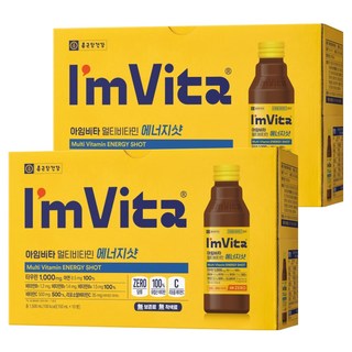 아임비타 멀티비타민 에너지샷 음료, 1.5L, 2박스