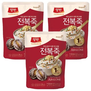 Dongwon 東遠 Yangban 兩班 鮑魚粥, 420g, 3包