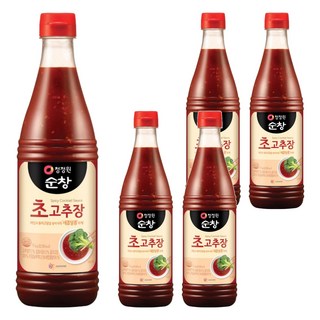 清淨園 醋辣椒醬, 1kg, 5瓶