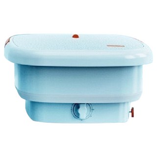 Smart Bearing 智慧魔力 大容量小型折疊紫光殺菌洗衣機，洗脫兩用，含排水管和瀝水籃, NK-2218, 藍色