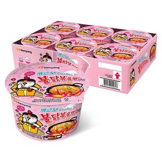 불닭볶음면 까르보 큰컵 105g, 6개