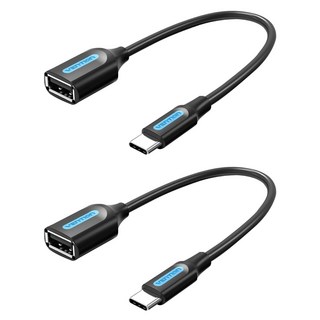 VEnTIOn 威迅 CCS系列 Type C 轉 USB OTG 轉接線, 0.15m, 2個