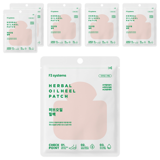 F3 草本精油足跟膜 足跟貼, 4入, 6個