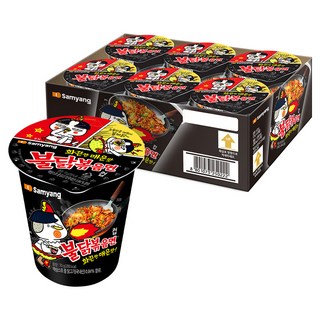 Samyang Foods 三養 Buldak 碗裝火辣雞肉風味炒麵 70g, 6入