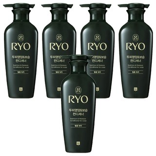 RYO 呂 經典頭皮滋養保濕潤髮乳, 400ml, 5瓶