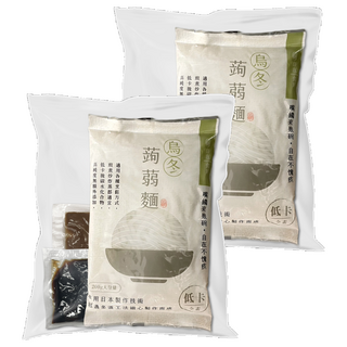 自在食刻 濃濃胡麻蒟蒻白麵, 口感Q彈 低熱量 美味方便, 235g, 2包