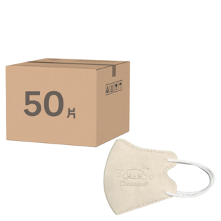 ataraxis 興安 三麗鷗幼童3D鋼印醫療口罩 大耳狗甜筒款, 顏色隨機, 50片, 1盒