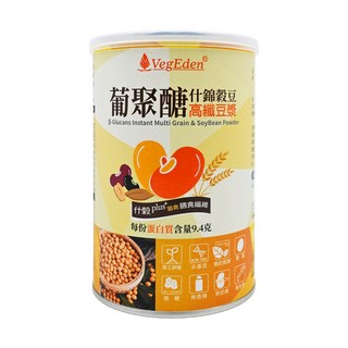 VegEden 蔬食伊甸園 葡聚糖什錦穀豆高纖豆漿, 350g, 1罐