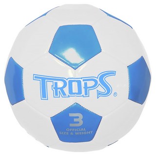 TROPS 特波士 PVC耐磨足球，附球針球網，柔軟安全材質，通過漏氣測試, 3號, 1顆, 40263B