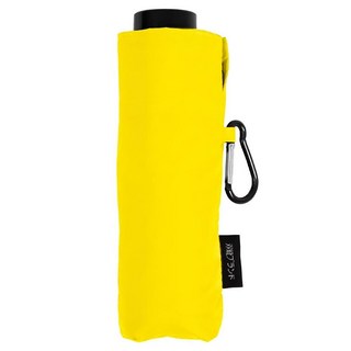 Twin Dragon 雙龍牌 降溫黑膠五折傘, 隨意勾掛設計 輕巧好收納 有效阻擋紫外線 降溫8度, 酷炫黃