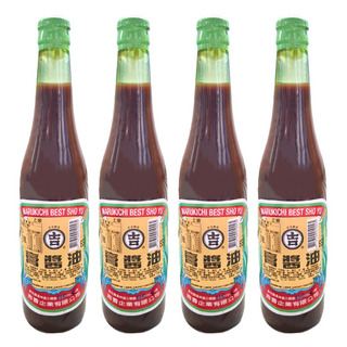 丸吉 膏醬油 綠蓋, 520cc, 4瓶