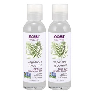 NOW Foods 純草本甘油保濕油, 118ml, 2瓶