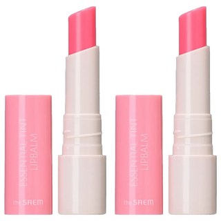 The Saem 得鮮 潤色精華護唇膏 PK02 滋潤雙唇 自然色澤 光滑水嫩, 4g, 2件