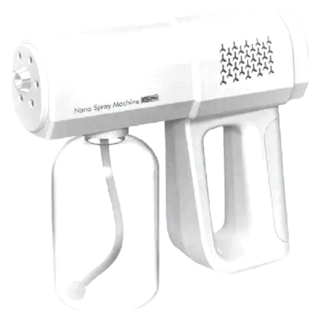 K5 Pro 藍光奈米酒精噴霧消毒槍，350ml水瓶容量，1200毫安電池，15W功率，3小時使用時間