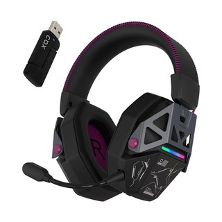 COX 무선 3모드 게이밍 블루투스 헤드폰, 블랙, WCH300