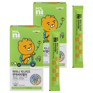 Myni Ildong Pharmaceutical Genie 兒童免疫維他果凍 15p, 225g, 2盒