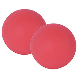 THE ONE UNITED 天然矽膠穴道筋膜球/瑜珈按摩球, 顏色隨機, 2顆