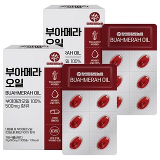 참앤들황토농원 부아메라 오일, 2개, 30정