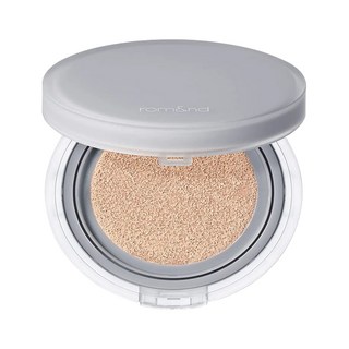 rom&nd 台灣公司貨 柔焦氣墊 SPF24 PA++, #02 純潔21, 15g, 1個