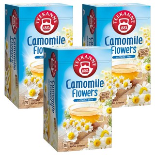티칸네 카모마일 플라워즈 허브티, 1.5g, 20개입, 3개