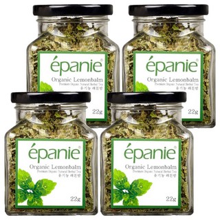 에빠니 유기농 레몬밤차 병, 22g, 4개