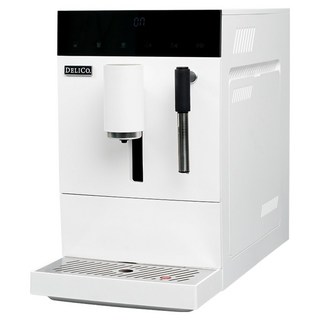 DELICO. Milkpresso 白色家用全自動義式咖啡機, 1個, 白色, 白色