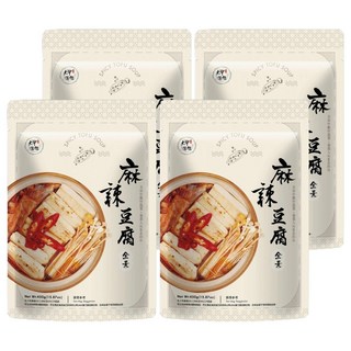 大甲佳旭 麻辣豆腐 全素 非基改豆腐, 450g, 4包