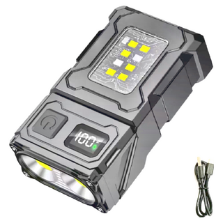 TX Tanox 特林 高亮度燈頭工作燈 HD-T12 180度旋轉燈頭 LED材質 附不鏽鋼夾, 1個