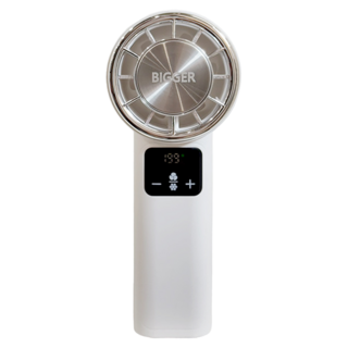BIGGER 冰敷渦輪高速風扇 199段冰敷 H55 x W63 x L164mm 21700電池規格, A380, 牛奶白