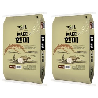 농사꾼 현미, 10kg, 2개