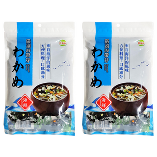 旺意香 嚴選海帶芽 海鮮風味 方便料理, 80g, 2包