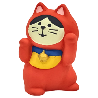 Concombre Decole 正版手辦貓咪玩具 招鴻福貓舞, 1個