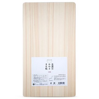京都活具 美濃 天然檜木砧板, 木色, 1個
